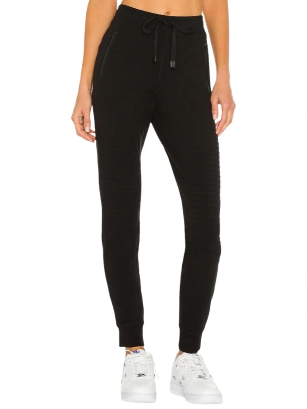 ALO Yoga Women’s Urban Moto Jogger Sweatpants Black Size Small EUC